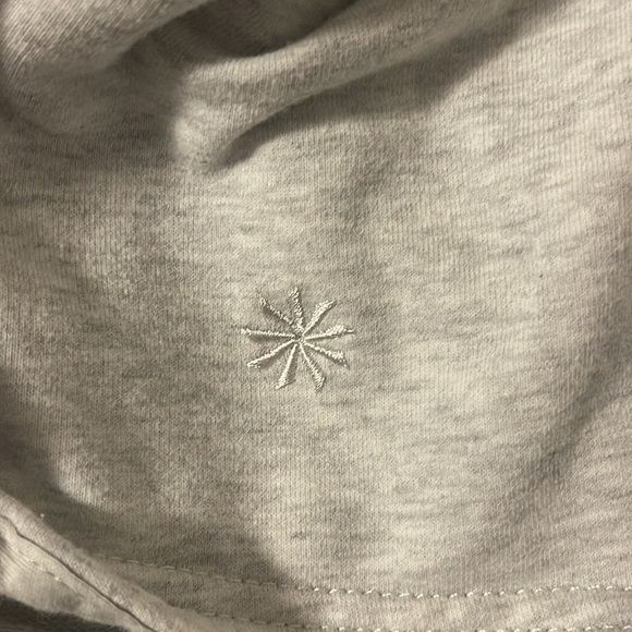 Athleta Gray Cross Front w/ Tie Sweatshirt Size Large - Picture 6 of 6